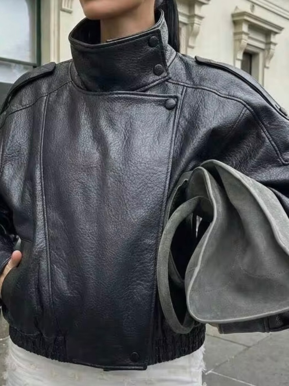 Stunning Vegan Leather Jacket